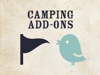 2026 Camping Add-ons