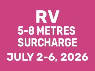 RV Camping Surcharge 5-8 Metres
