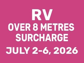 RV Camping Surcharge 8+ Metres 