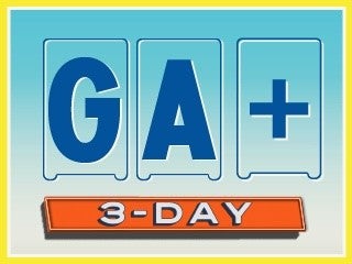 2026 3-Day GA+ Admission