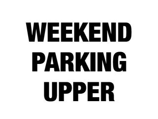 2026 Weekend Upper Parking