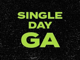Single Day General Admission