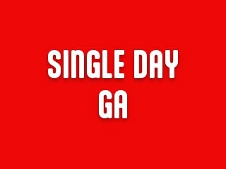 2026 Single Day General Admission