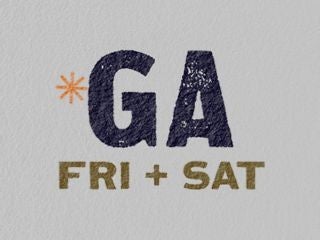 Weekend General Admission