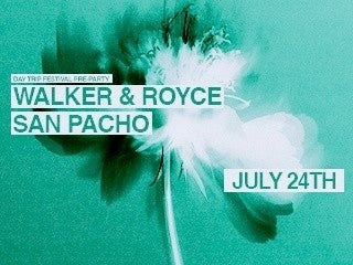 2026 Day Trip Seattle - Preparty Walker & Royce + San Pacho 