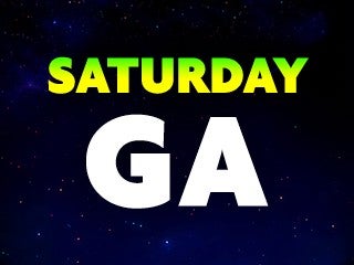 2026 Nocturnal Wonderland - Saturday GA Experience Pass