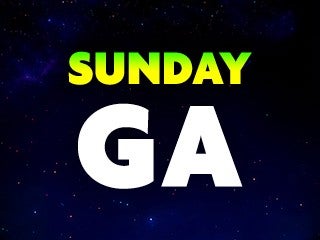 2026 Nocturnal Wonderland - Sunday GA Experience Pass