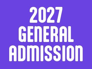 2027 Weekend General Admission