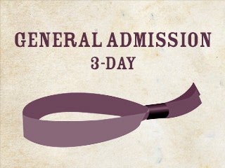 2027 3-Day General Admission
