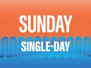 Sunday Single-Day