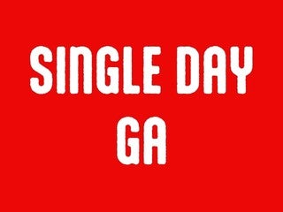 2027 Single Day General Admission