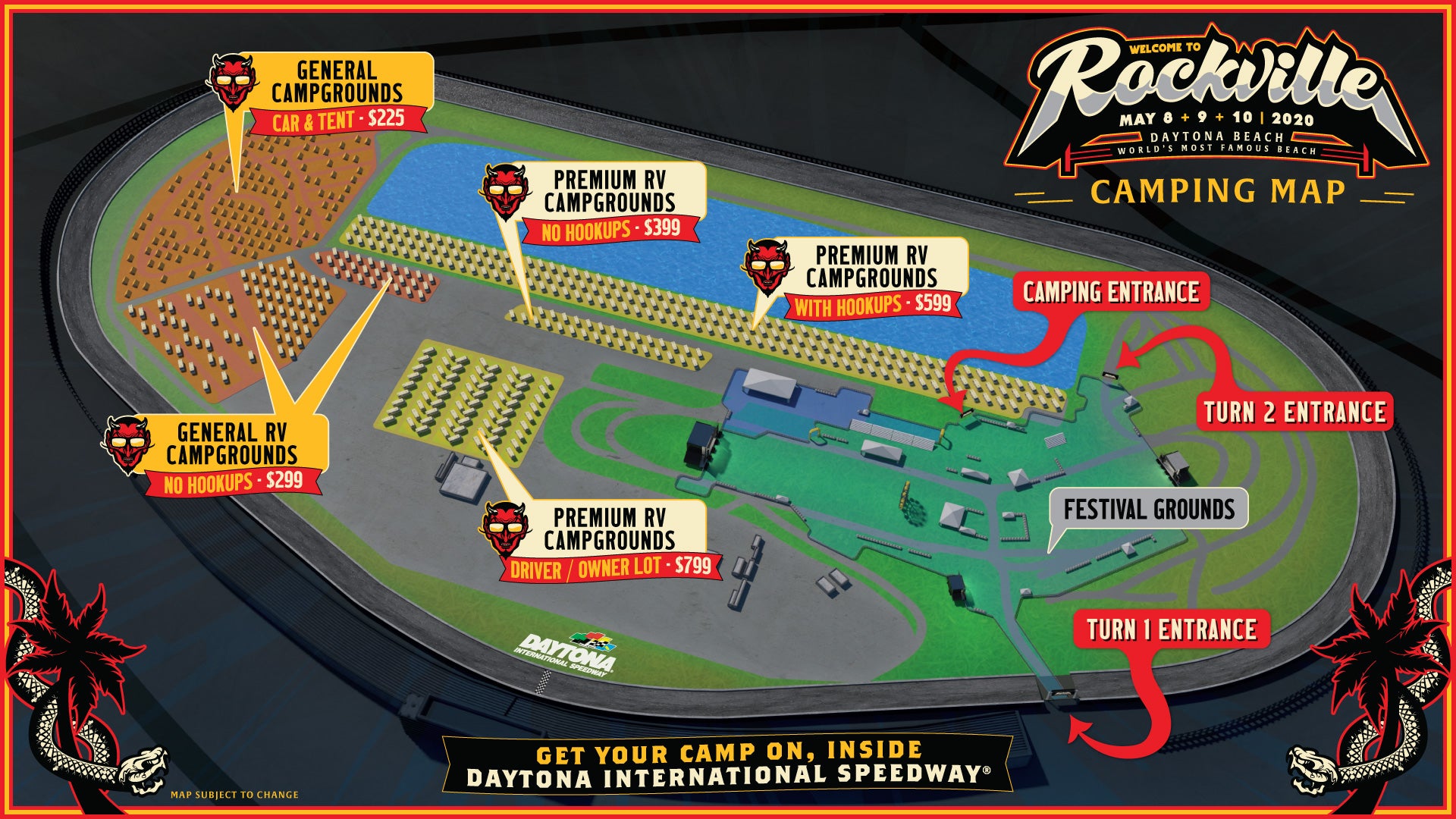 Welcome To Rockville 2024 Map - Viva Alverta