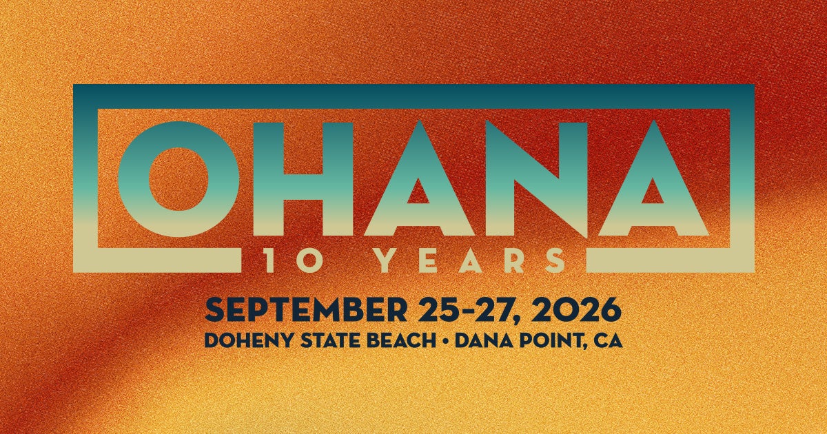 Ohana Festival 2026 w/ Tyson Childers, Alabama Shakes, Jon Batiste, Men I Trust, Stephen Wilson Jr., The Front Bottoms, Alice Phoebe Lou, Marlon Funaki, Jake Wesley Rogers, P.E.S.T., & Ellery Harper