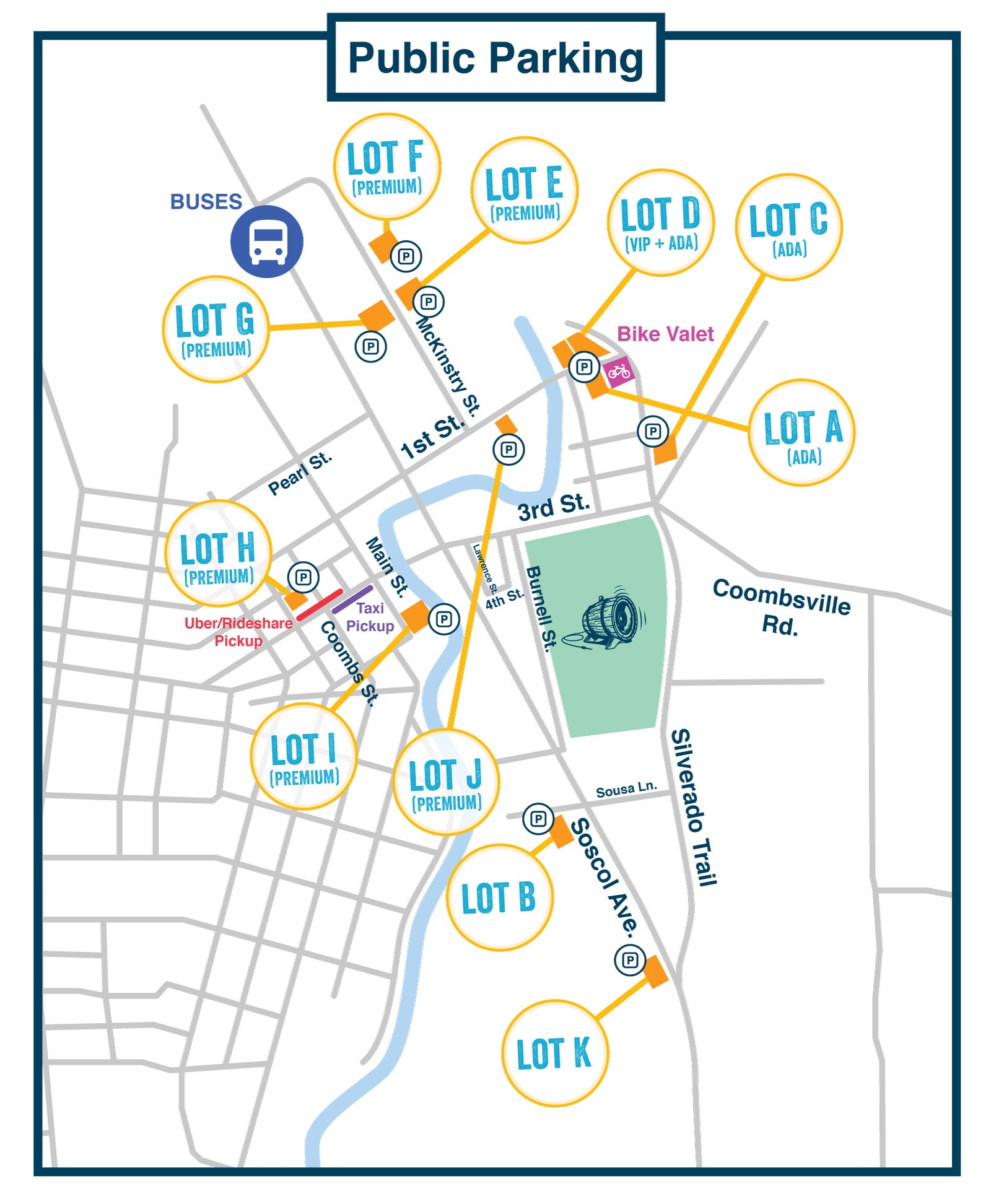 2022 BottleRock Parking