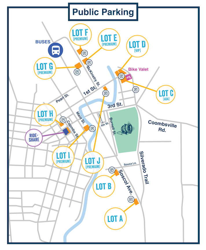 2024 BottleRock Parking