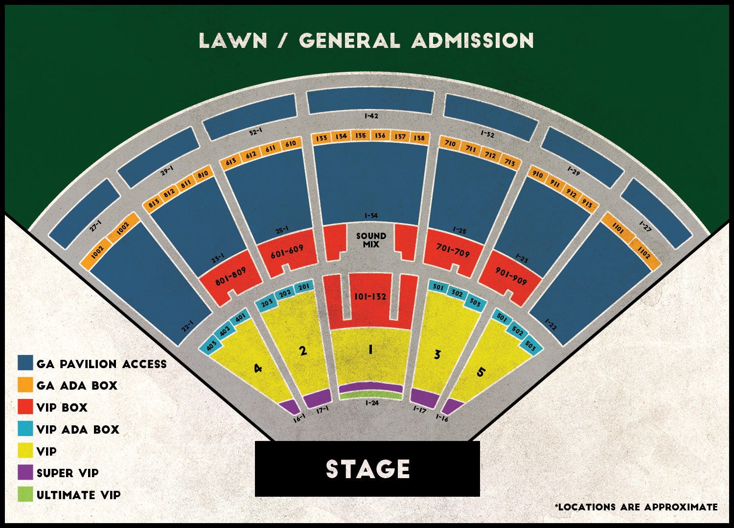 Share 53+ imagen bethel woods seating chart with seat numbers In