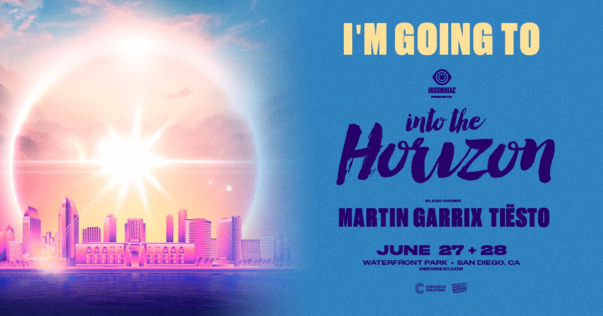 Into the Horizon: Martin Garrix, Tiesto flyer