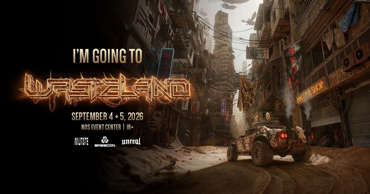 Wasteland 2026 w/ Alignment, Alyssa Jolee, Angerfist, Archon, Bioweapon, Cara Elizabeth, D-Sturb, Darren Styles, Dea Magna b2b Dani Thorne, Dead XDJ Isaac, Dual Damage, Fantasm, Gothparade, Johannes Schuster, Kobosil, Kuko, Levenkhan, Naomi Luna, The Purge, Rooler, Sihk b2b Water Spirit, Trym, & Winson