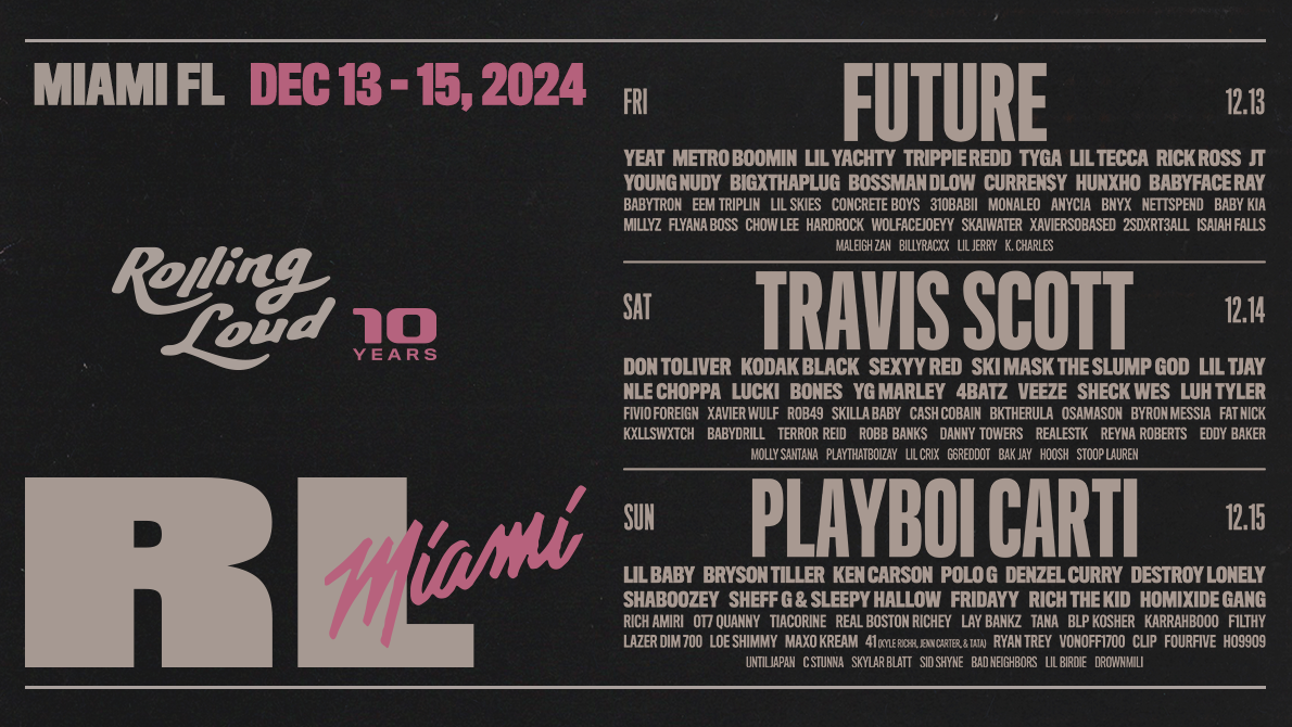 2024 Rolling Loud Miami Saturday Tickets