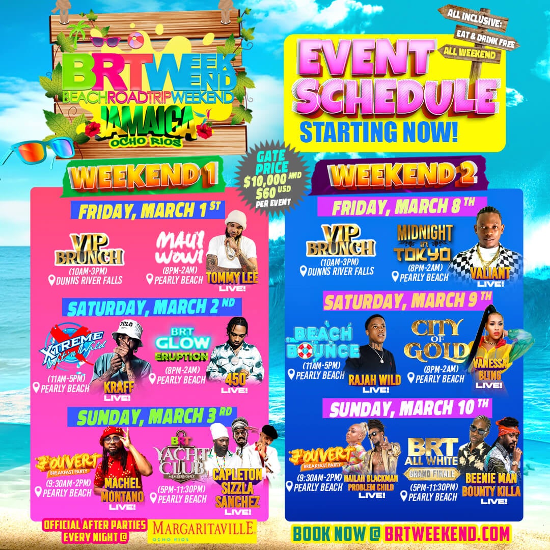 BRT Weekend: Jamaica Beach Music Festival